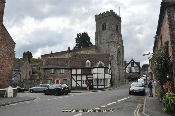 Much Wenlock - View towards Main Street