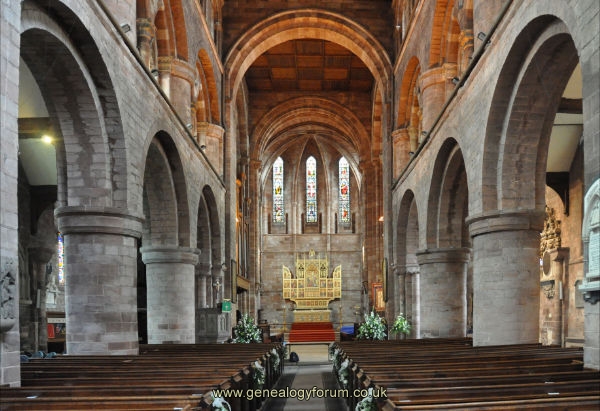 Shrewsbury Abbey - inside
