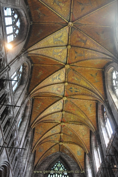 Chester - Cathedral Ornate Ceiling