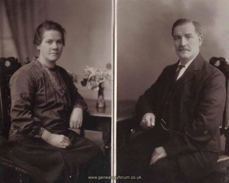 Arthur Tromans and wife Lucy Ann (nee Marsh)