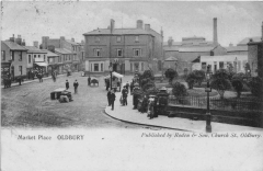 007a Oldbury - Market Place (franked 1904)