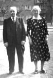 Bertha Mary Bennett and brother Harry in the 1950's