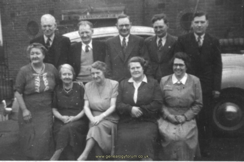 Albert Edwin (EDDIE) Troman with brothers and sisters 30 plus years on