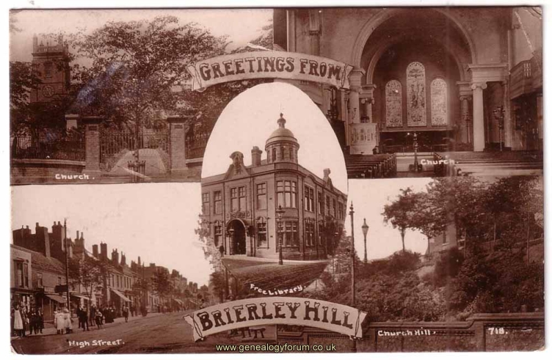 001a Brierley Hill  - posted 1916