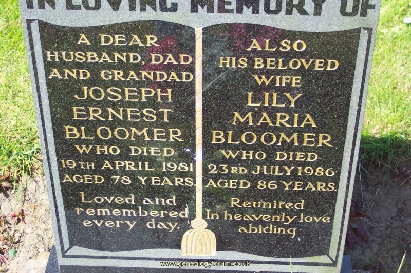 Joseph & Lily Bloomer