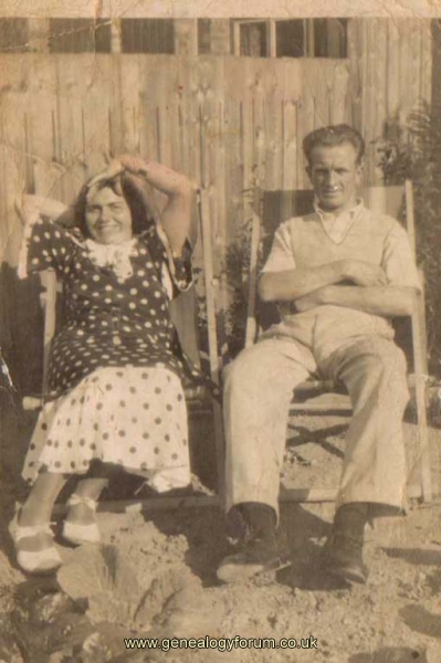 Amy and George Flavell (Amy nee Kendall)