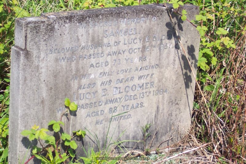 Samuel & Lucy Bloomer