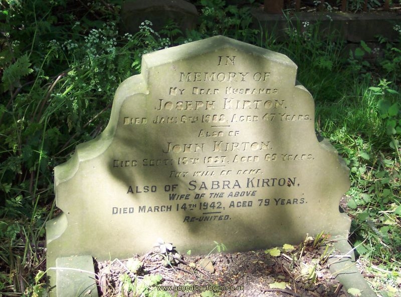 Joseph, John & Sabra Kirton