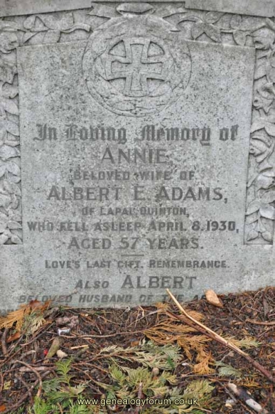 Adams - Albert , Annie
