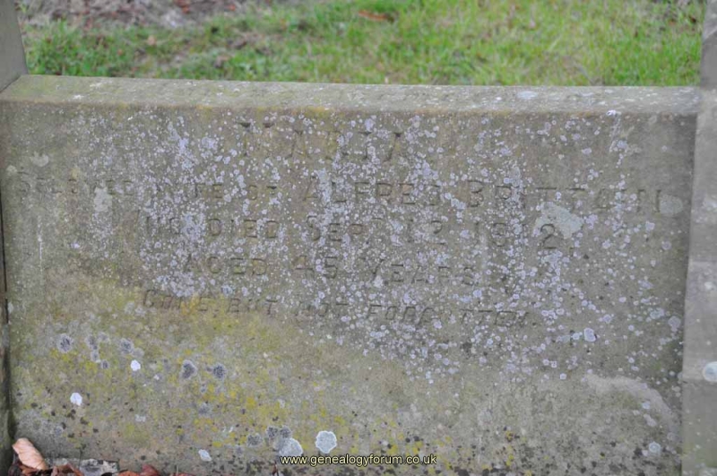 Brittain - Maria (wife of Alfred)