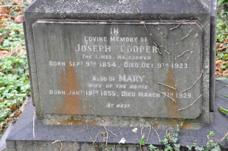 Cooper - Joseph, Mary