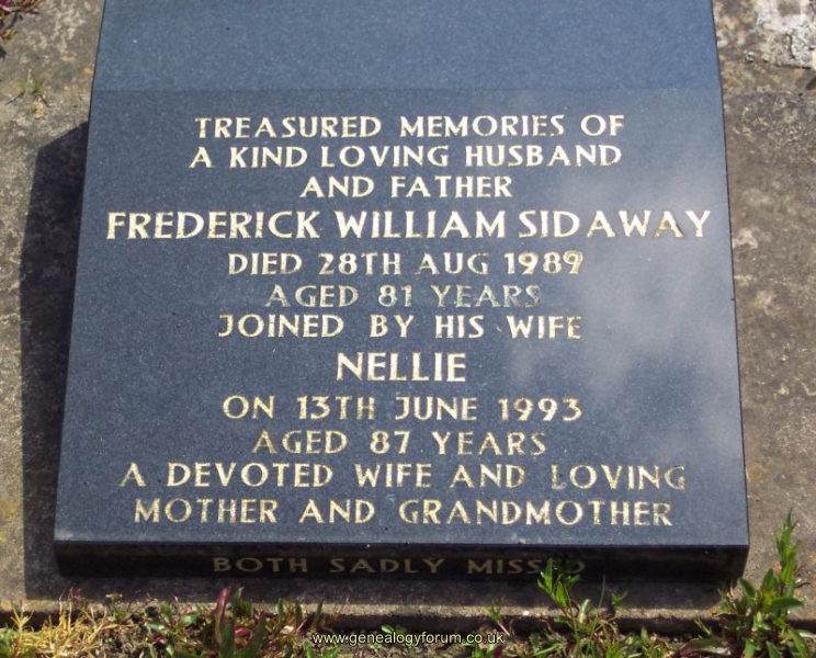 Frederick & Nellie Sidaway