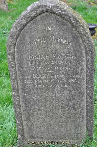 Eades - Josiah, Mary