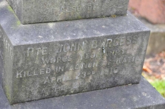 Easby - Foskett - Burgess  - Corin 1 - Pte John Burgess KIA 1916