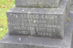 Easby - Foskett - Burgess  - Corin 1- Pte Harold Easby KIA 1917