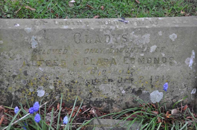 Edmonds - Gladys (dau of Alfred & Clara)