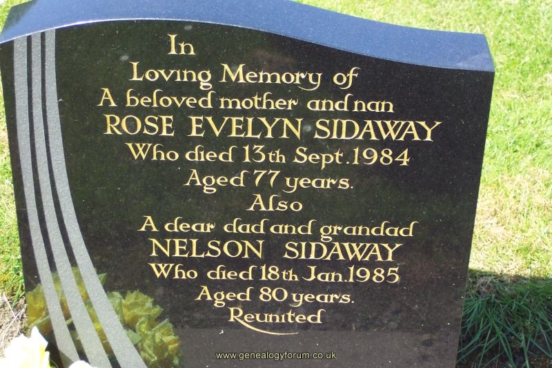 Nelson & Rose Sidaway