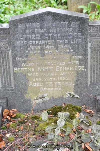 Etheridge - Alfred, Bertha