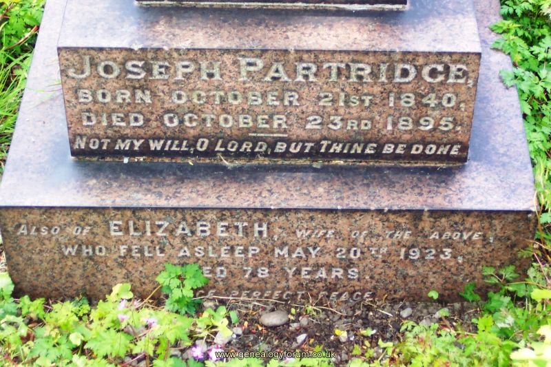 Joseph & Elizabeth Partridge