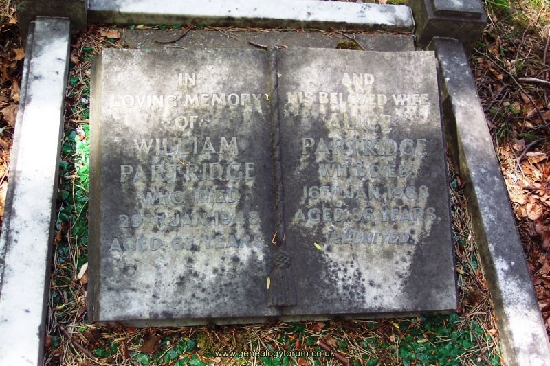 William & Alice Partridge