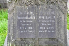 Franklin - William, Anne