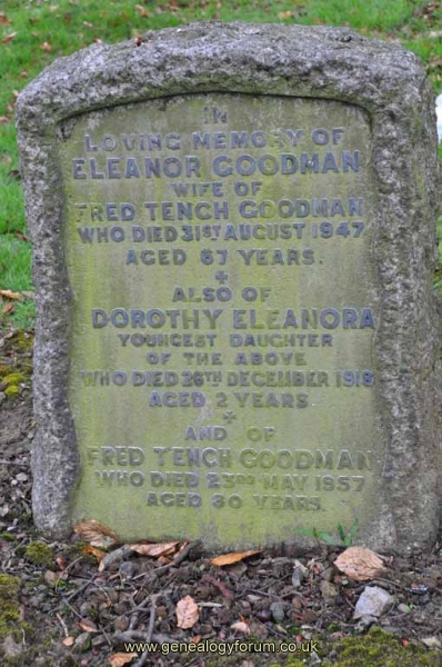 Goodman - Fred, Eleanor & dau Dorothy