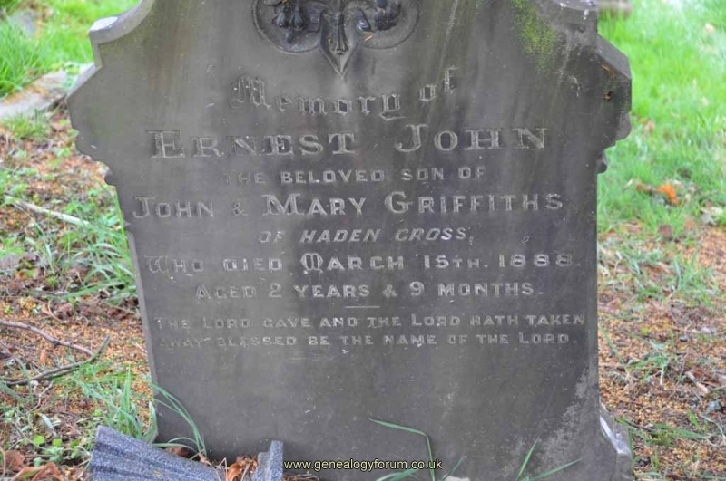 Griffiths - Ernest (son of John & Mary)