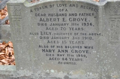Grove - Albert, Mary Ann & Lily