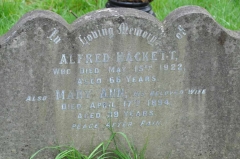 Hackett - Alfred, Mary Ann