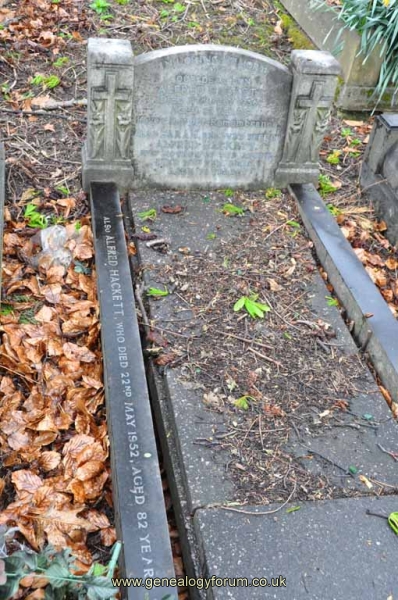 Hackett - Alfred, Sarah & son Alfred