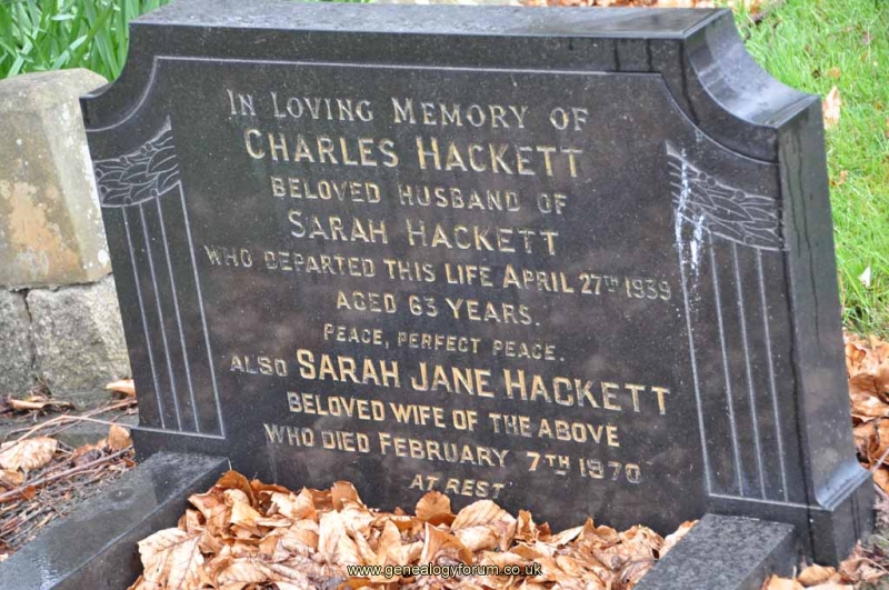 Hackett - Charles, Sarah Jane