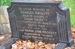 Hackett - Charles, Sarah Jane
