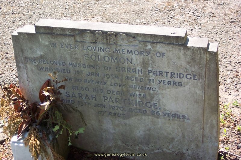 Solomon & Mary Partridge