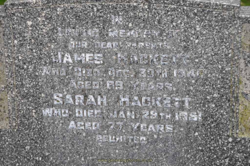 Hackett - James, Sarah