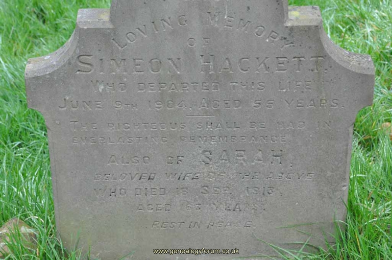 Hackett - Simeon, Sarah