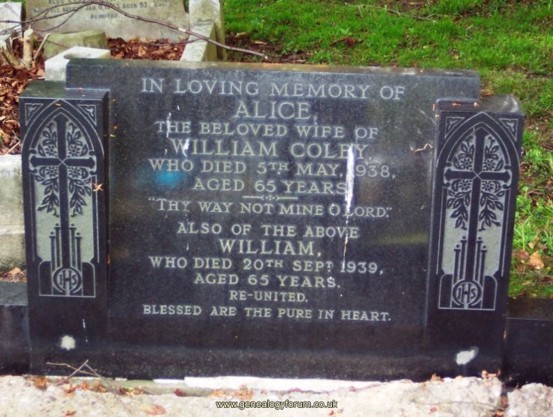 William & Alice Coley