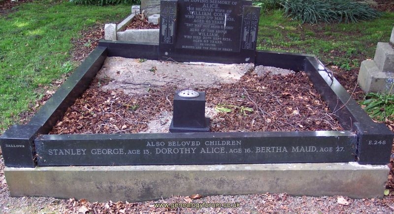 William & Alice Coley's Children