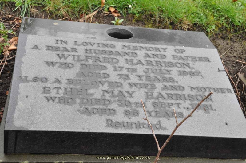 Harrison - Wilfred, Ethel