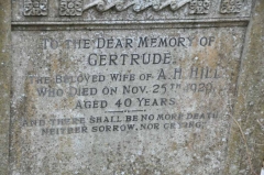 Hill - Gertrude (wife of A.H)