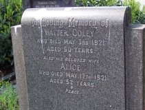 Walter & Alice Coley