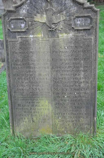 Homer - Richard, Mary & dau's Phillis, Mary, Lavinia