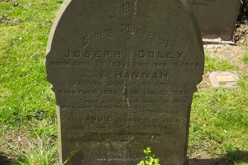 Joseph & Hannah Coley