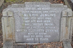 Jenkins - Benjamin, Martha Elizabeth