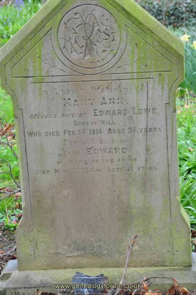 Lowe - Edward, Mary Ann