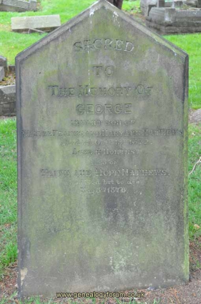 Matthews - children of Walter & Mary Ann