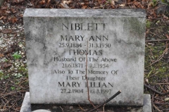 Niblett - Thomas, Mary Ann & dau Mary Lilian