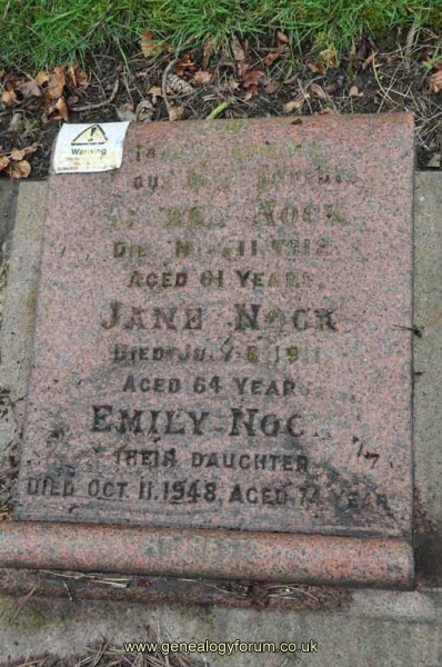 Nock - Alfred, Jane & dau Emily