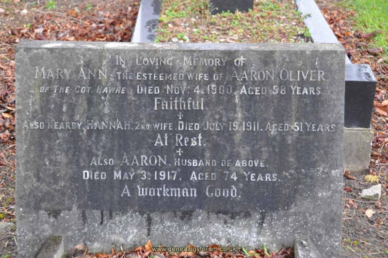 Oliver - Aaron, Mary Ann