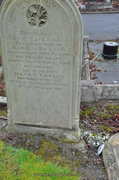 Parish - Henry, Jane
