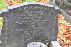 Parsons - John, Sara Ann